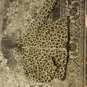 Torrid 1 Leopard Fleece Style Jacket